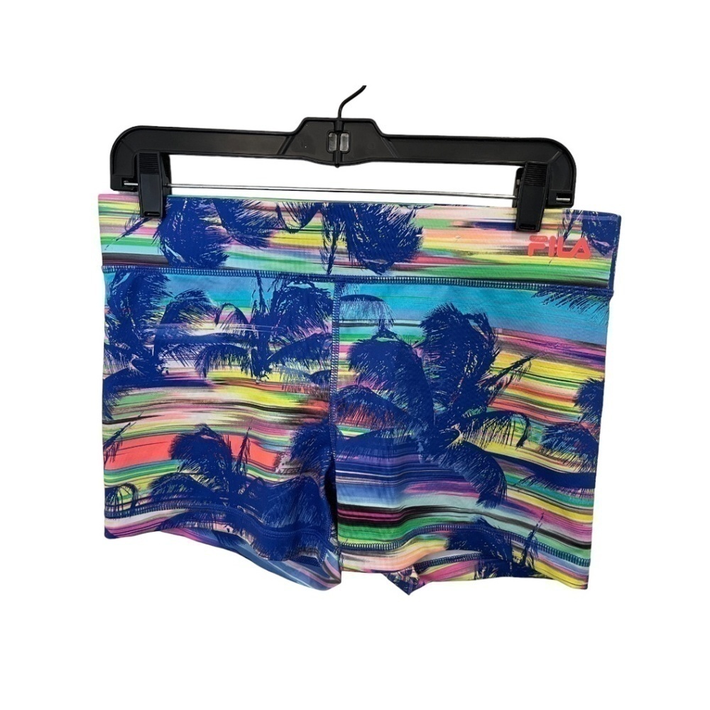 FILA Sport Hawaiian Print Women's Running Shorts Size Medium